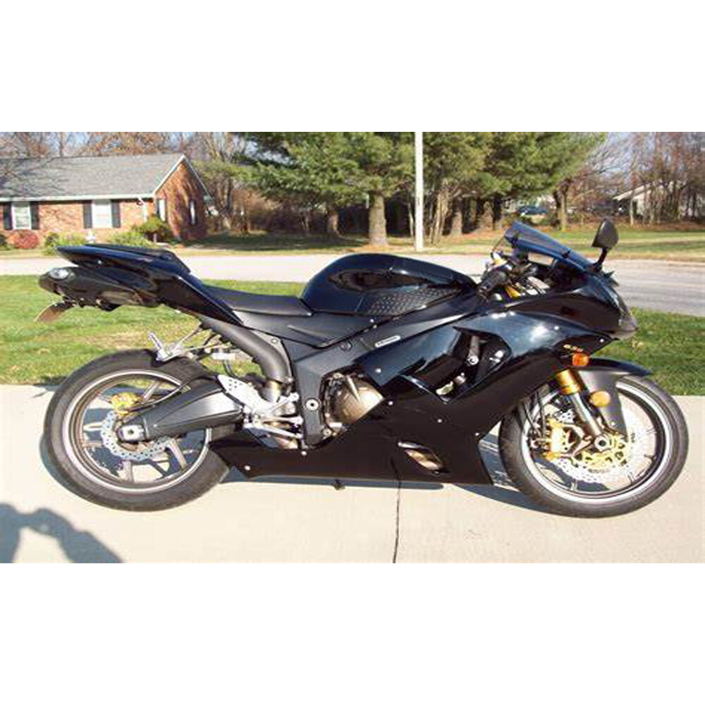 Gloss Black Injection Fairing Kit Bodywork For Kawasaki Ninja ZX6R