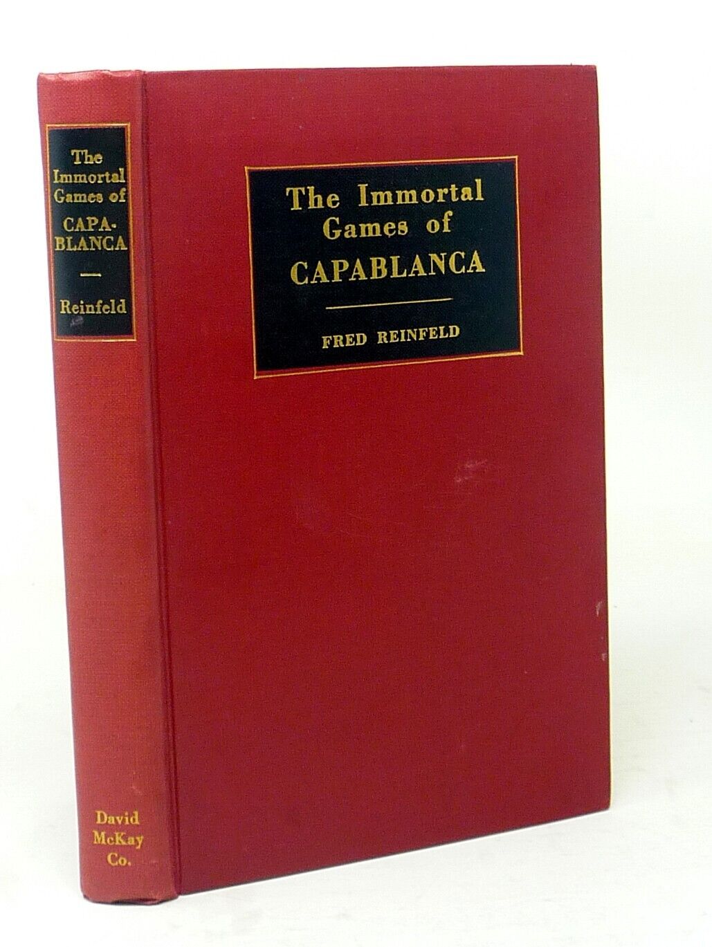 The Immortal Games of Capablanca by Fred Reinfeld (1942, Hardcover Chess  Book)