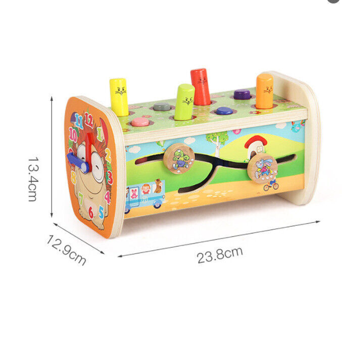 Wooden Whack A Mole Other Educational Rabbit&Turtle Design Hammer Kids