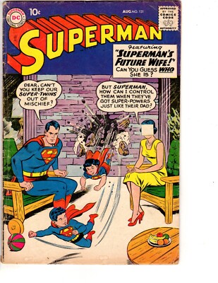 Superman # 131 (GD/VG 3.0) 1959 Free shipping