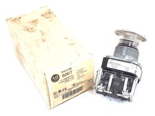 NIB ALLEN BRADLEY 800T-FXQ10C SER. T ILLUMINATED PUSH BUTTON CLEAR CAP 120V