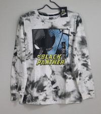 BOYS' MARVEL BLACK PANTHER LONG SLEEVED SHIRT SIZE XL 16