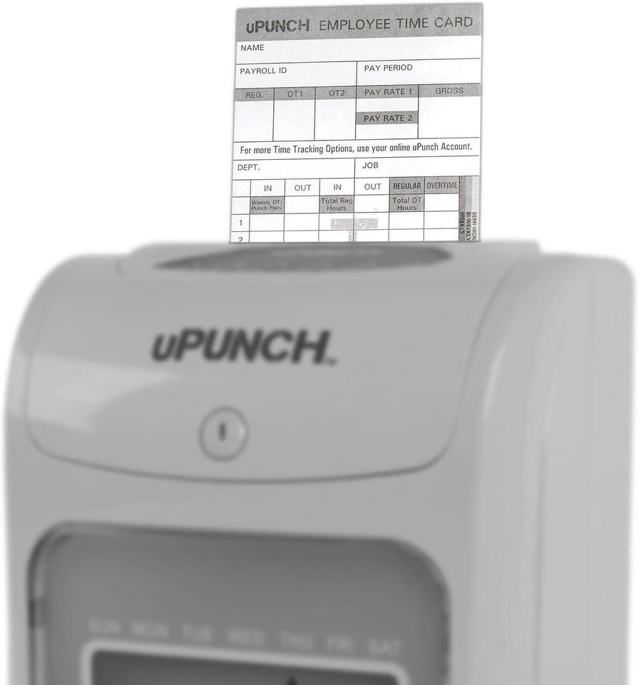 300 uPunch Time Cards for HN4000 AutoAlign Calculating Time Clocks eBay