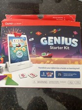 Osmo Little Genius Starter Kit for iPad 5 Games New Ages 6 - 10 Open Box