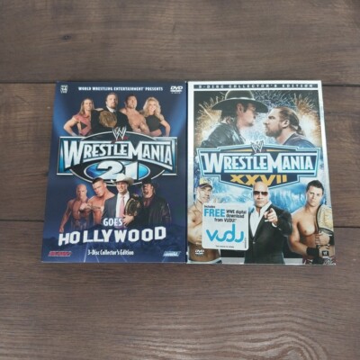 WWE: WrestleMania 21 And 27 DVD 3 Disc Sets. 6 Discs Total | eBay