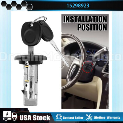 Ignition Lock Cylinder Switch W/2 Keys for Chevy Silverado GMC Sierra 2001-2007