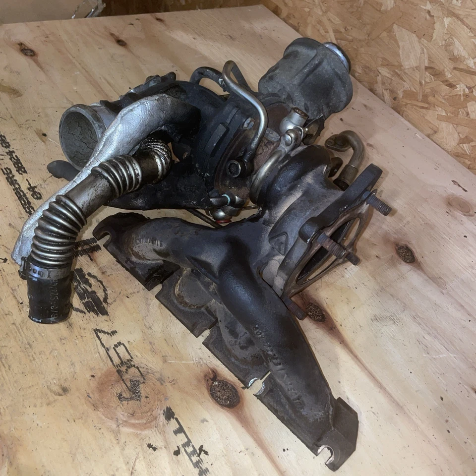 Audi A4 2.0T 2005-2008 turbo cargador colector de escape turbo Foto 2 de 4