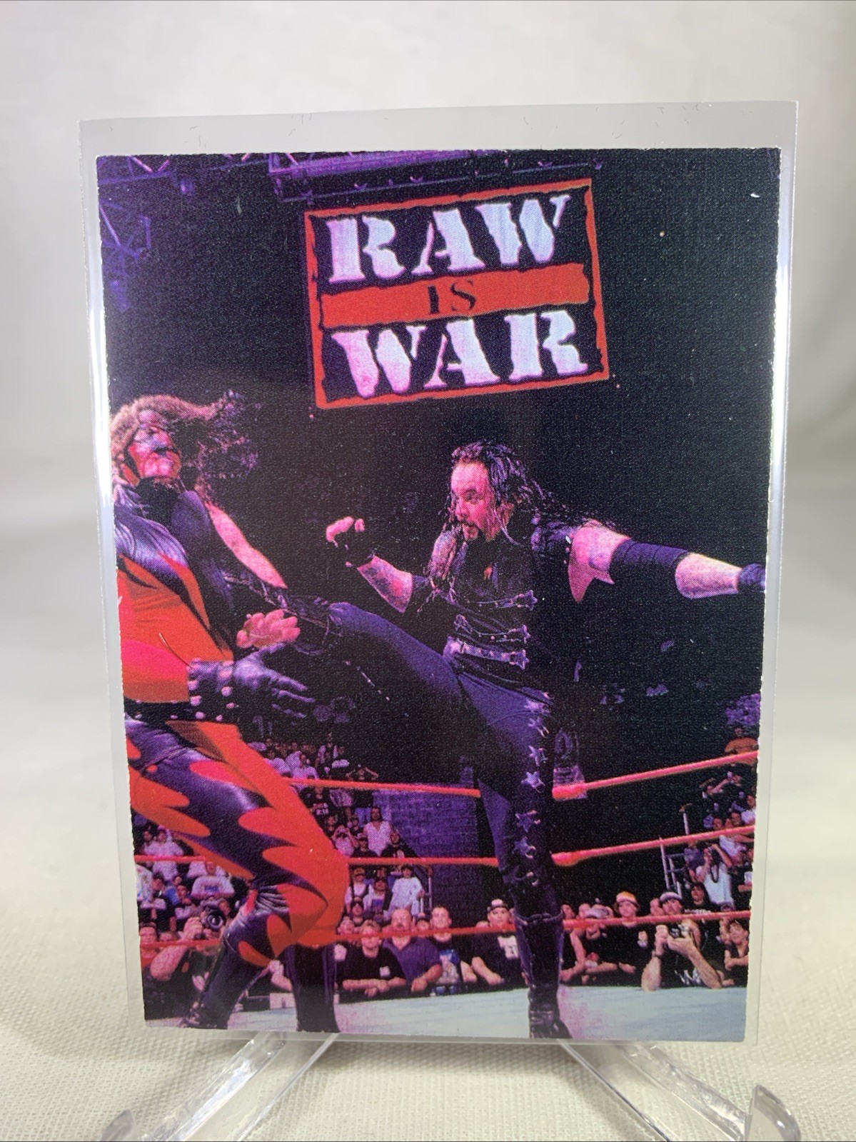WWE 1998 Comic Images DuoCards WWF Superstarz #12 Undertaker Trading Card - EXC