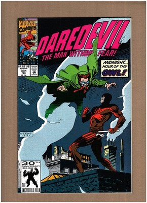 Daredevil #301 Marvel Comics 1992 VS. THE OWL VF+ 8.5