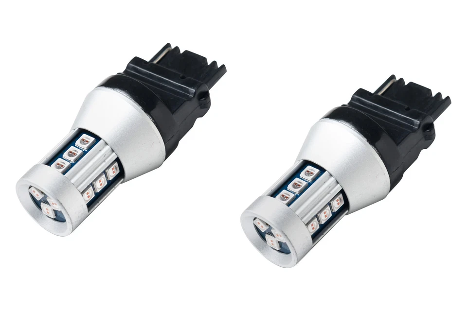 For Chevy Silverado 3500 01-06 Putco 343157A-360 Metal 360 LED Bulbs 3157, Amber - Image 2 of 4