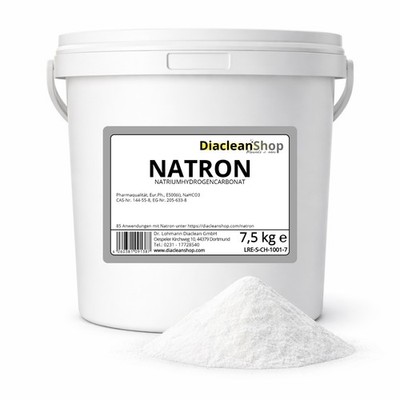 Natron 7,5kg Pulver in Pharmaqualität - Natriumhydrogencarbonat E500ii