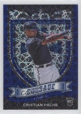 2021 Panini Chronicles Crusade Blue Velocity Prizm Cristian Pache #25 1hs9