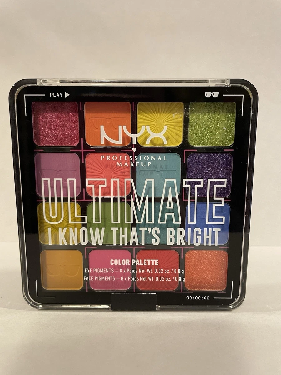 Fard à Paupières NYX Psychedelic - Jaune Vif - 1.5g - Neuf Scellé - Effet Mat Longue Tenue