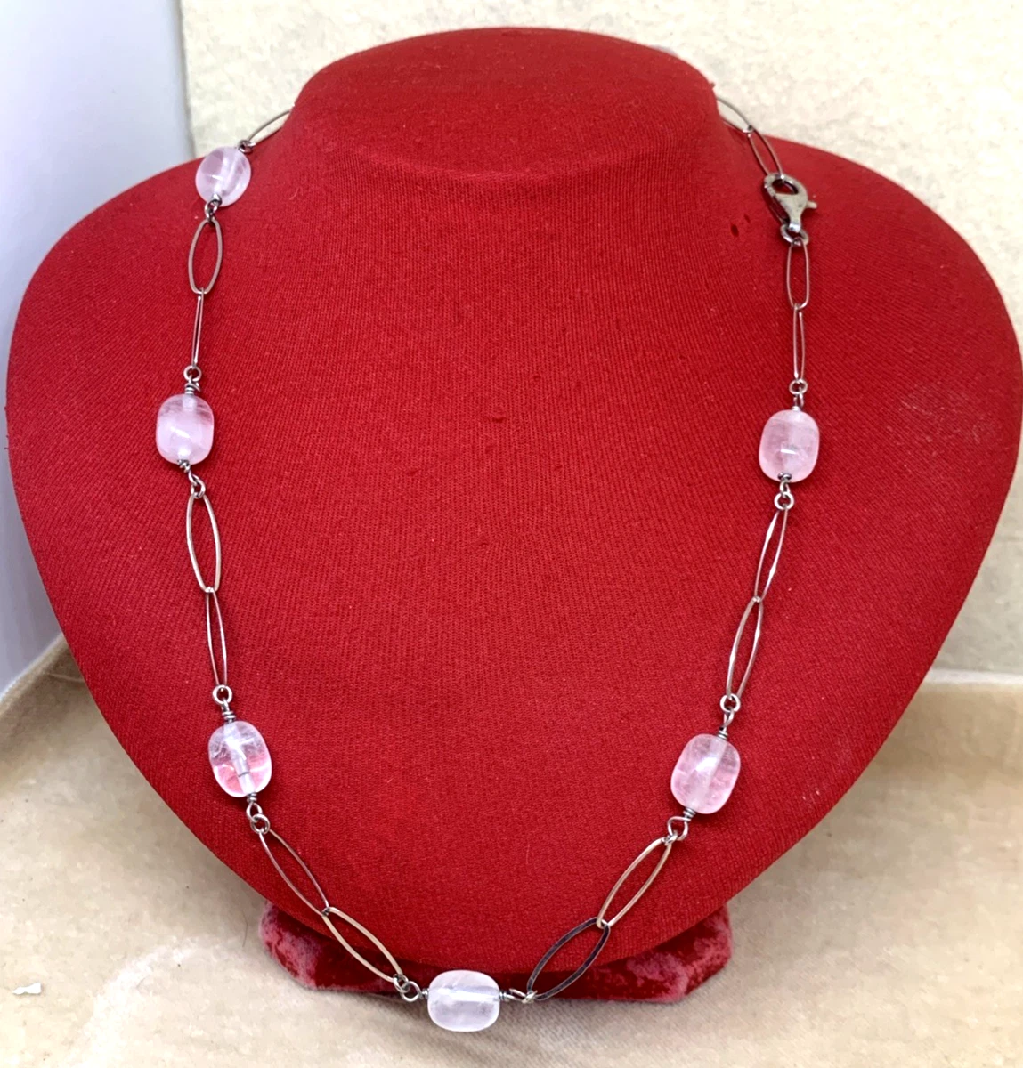 Ciondolo Cristallo Di Rocca Naturale A Doppia Punta – Argento Sterling 925 – Collana 50 Cm – Grado A - 3