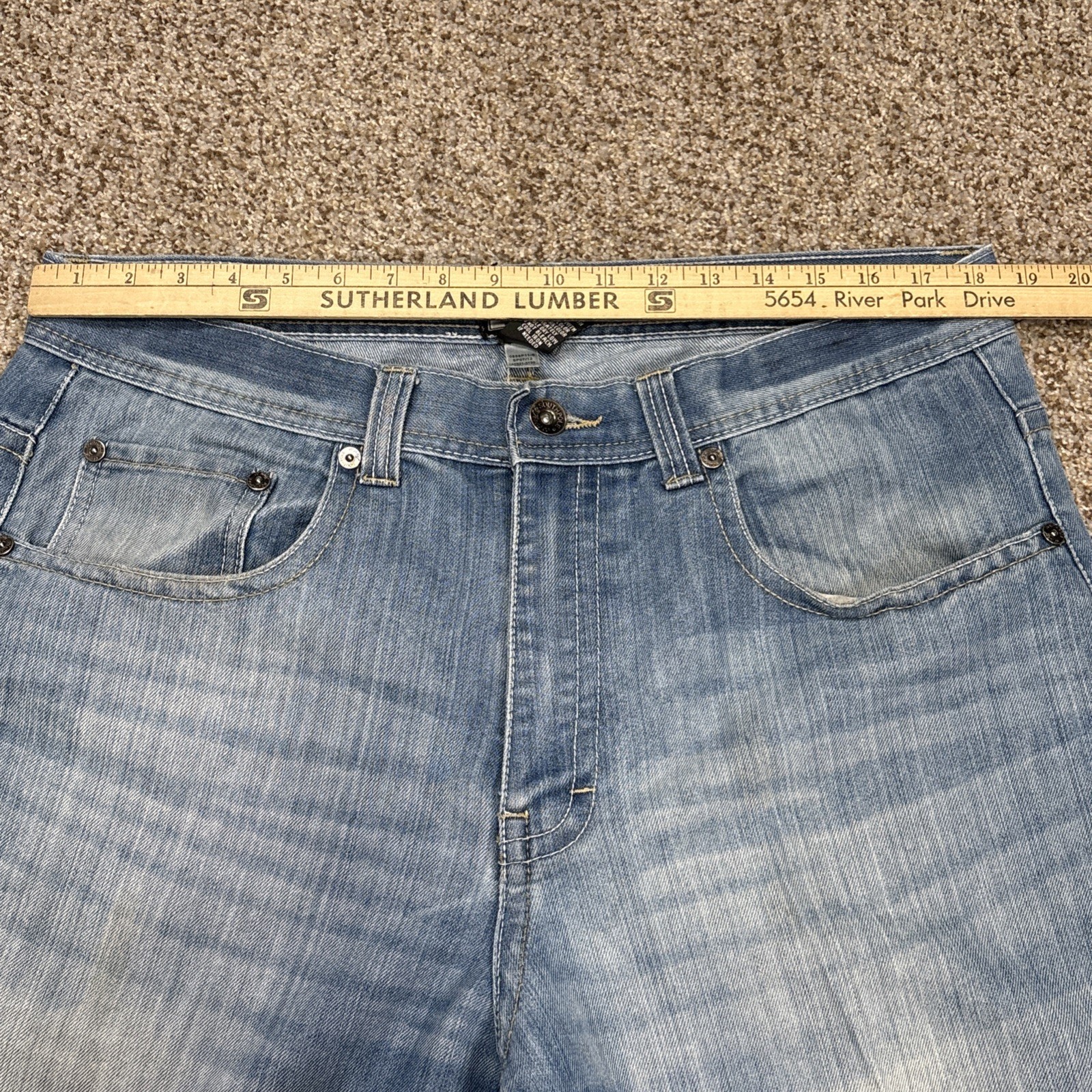 Vtg South Pole Jeans Mens 40 Fits 39 X 31 Hip Hop Skater Pants Sp Collection - View 6