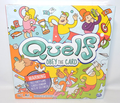 Quelf Board Obey The Card Unpredictable Party Board Game, NEW, SEALED