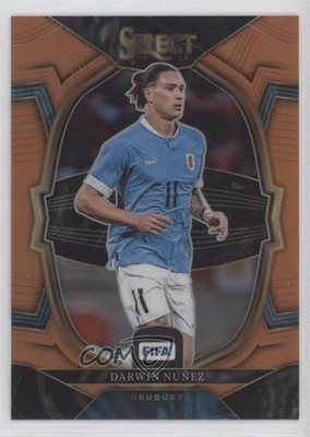 2022-23 Panini Select FIFA Terrace Orange Prizm 31/60 Darwin Nunez Núñez #97 2e2