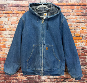 Carhartt Denim Hooded Jacket | eBay