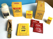Vintage Kodak Darkroom Developing Materials Lot Direct Positive Film Outfit