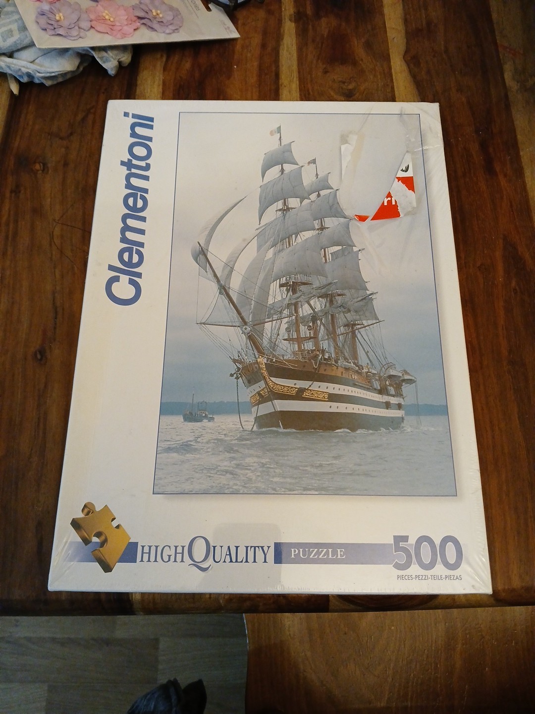 Adults Jigsaw Puzzles High Quality amerigo vespucci ship Clementoni 500 Pieces
