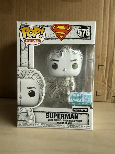 Funko Pop! DC Superman (Sketch) #576 LE 9500 Pieces Supreme w/Protector