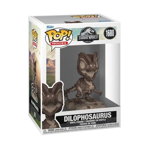 Funko Pop Movies: Jurassic Park Fossil - Dilophosaurus - Collectable Vinyl Figur