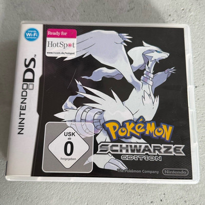 Nintendo Pokémon Schwarze Edition DS PAL USK 0 inkl. Handbuch OVP