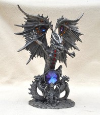 MYTH AND MAGIC  " TITANANOS " Metal Dragon with Crystals Limited Edition Figure
