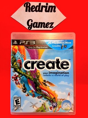 EA Create COMPLETE Black Label Sony PS3 Playstation Video Games Simulation