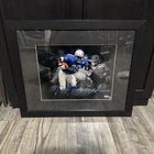 Barry Sanders signed/auto 11X14 Framed NFL Throwback Photo, Fanatics Authentic!!