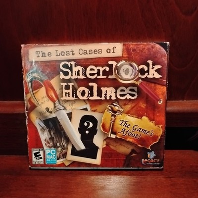 Lost Cases of SHERLOCK HOLMES Computer Game Windows + Mac CD Mystery Puzzles