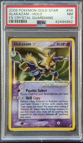 Alakazam ★ graded PSA 7 for sale on eBay