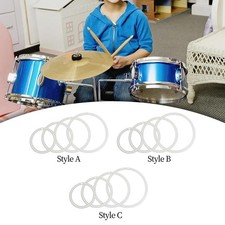 4x Drums Mute Rings Instrument Accessory Practical Drum Parts Professional Drum