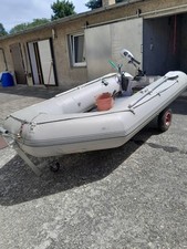 schlauchboot mit aluboden bis 15 PS möglich guter Zustand