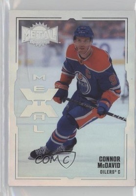 2022 Skybox Metal Universe Metal-X Achievement /199 Connor McDavid #MXA-18 00d2