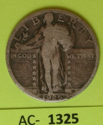 1925 US Standing Liberty Quarter in Circulated Condition...see Photo ac-1325