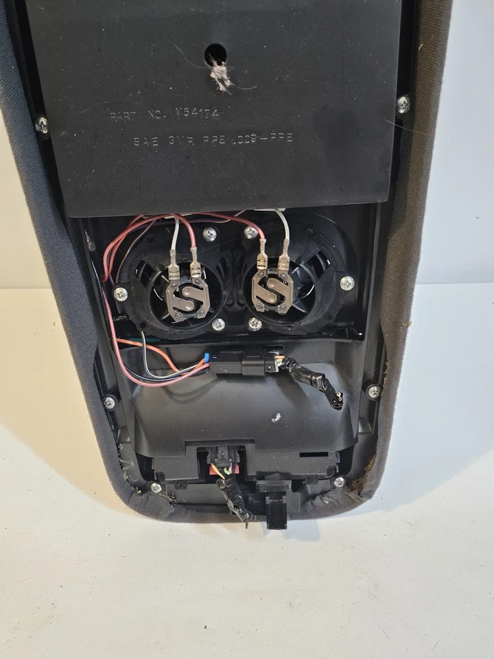 98-04 Chevy GMC Blazer Jimmy Bravada consola superior con pantalla gris oscuro OEM Foto 4 de 4