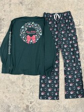 Vineyard Vines Christmas Pajamas Holiday Children's Whale Winter Size L