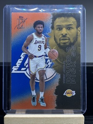 2025-26 Topps Signature Class NBA 1 Bronny James Jr. Lakers Blue & Orange Card