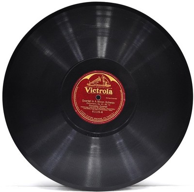 FLONZALEY QUARTET ''Quartet In A Minor / Quartet In D Major'' 78RPM  12''  Victrola