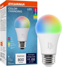 Sylvania Led Color Changing Light Bulb Redbluegreenyellowwhite 2700k5000k