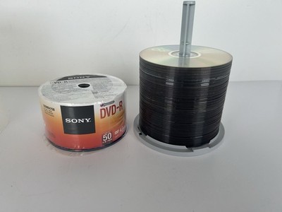 Sony New DVD R 50 Pack 4 7GB 16X AccuCORE Recordable Discs 