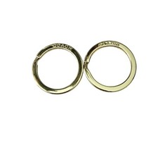 2 x Gold Tone Coach keyring
