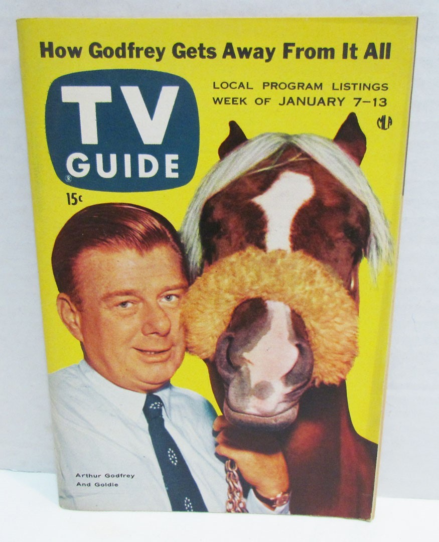 Tv Guide Magazine Jan 7, 1956 Issue Arthur Godfrey Cover Philadelphia Edition