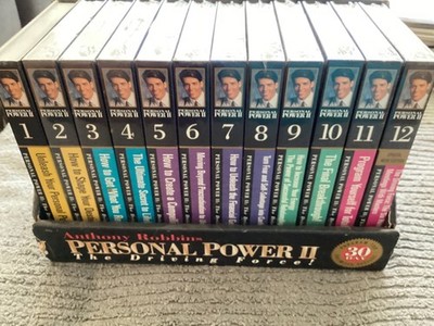 Anthony Robbins Personal Power II 30 Day Success 24 CASSETTE SET AUDIOBOOK VTG