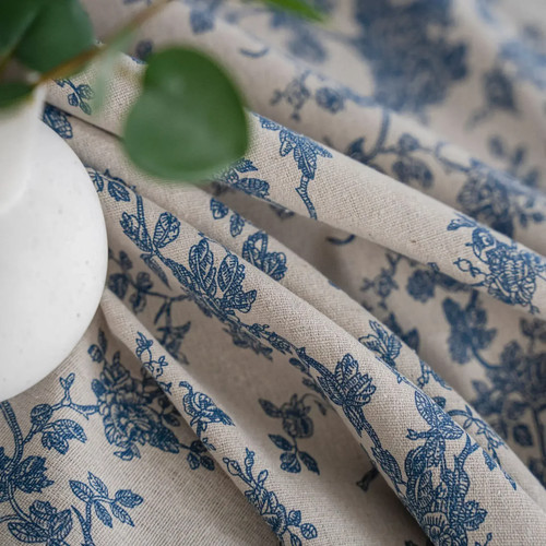 Ins Floral Tischdecken Retro Baumwolle Leinen Couchtisch Essdecke Tischdecke - Bild 5 von 38