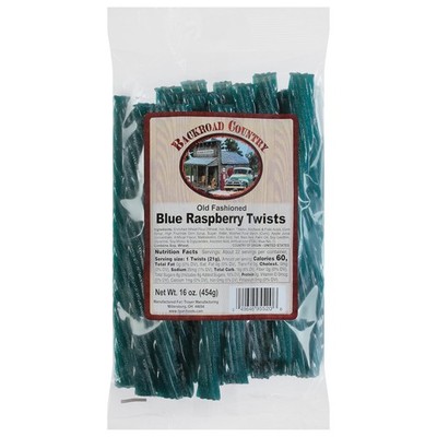 Backroad Country Old Fashioned Blue Raspberry 16 Ounce (Pack of 1), 