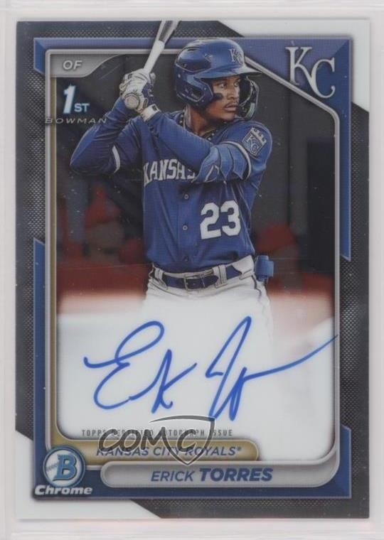2024 Bowman Chrome Prospect Auto Erick Torres #CPA-ET