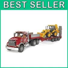 Construction Site Playset: Mack Truck & JCB Loader