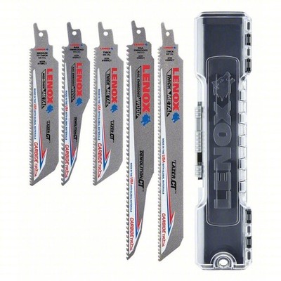 Lenox Carbide Tipped Reciprocating Kit With Case 5 Piece LXARCT5SET